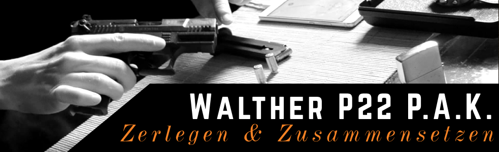 Erfahren Sie, wie Sie die Walther P22 P.A.K. richtig zerlegen und wieder zusammensetzen können. Entdecken Sie wichtige Tipps und Anleitungen, um Ihre Waffe sicher und zuverlässig zu warten, damit sie in Krisensituationen einsatzbereit ist.