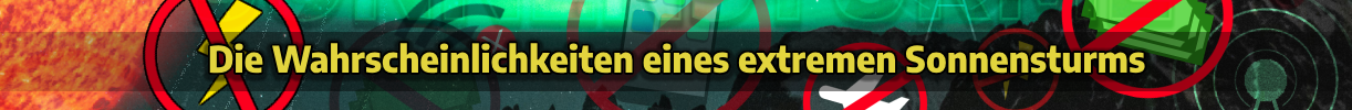 Wie wahrscheinlich ist ein Sonnensturm der das System lahmlegt?